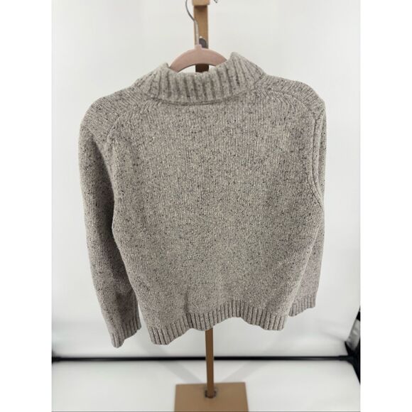 UNTUCKit Vangone Sweater Mens Size Large Lambswool Blend Gray Pullover Mock Neck - Picture 7 of 11